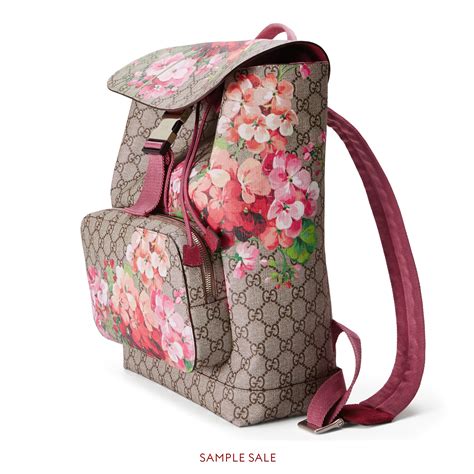 gucci blooms floral print classic backpack|Gucci Bloom tote bag.